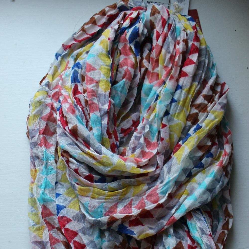 Multicolored Infinity Scarf
